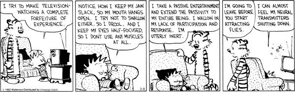 Television Explained in Four Panels: Calvin and Hobbes | Jack Shalom